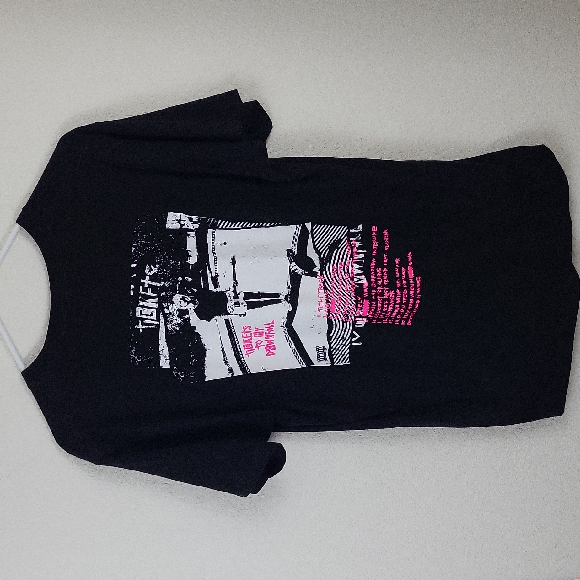 Xx Machine Gun Kelly Tickets To My Downfall Concert TShirt Black Size Large